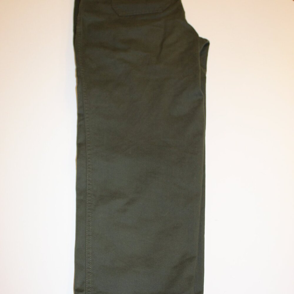 Talbots Crop Pants Size 6P Green High Rise Patch Pockets Stretch Cotton Utility - Picture 7 of 11